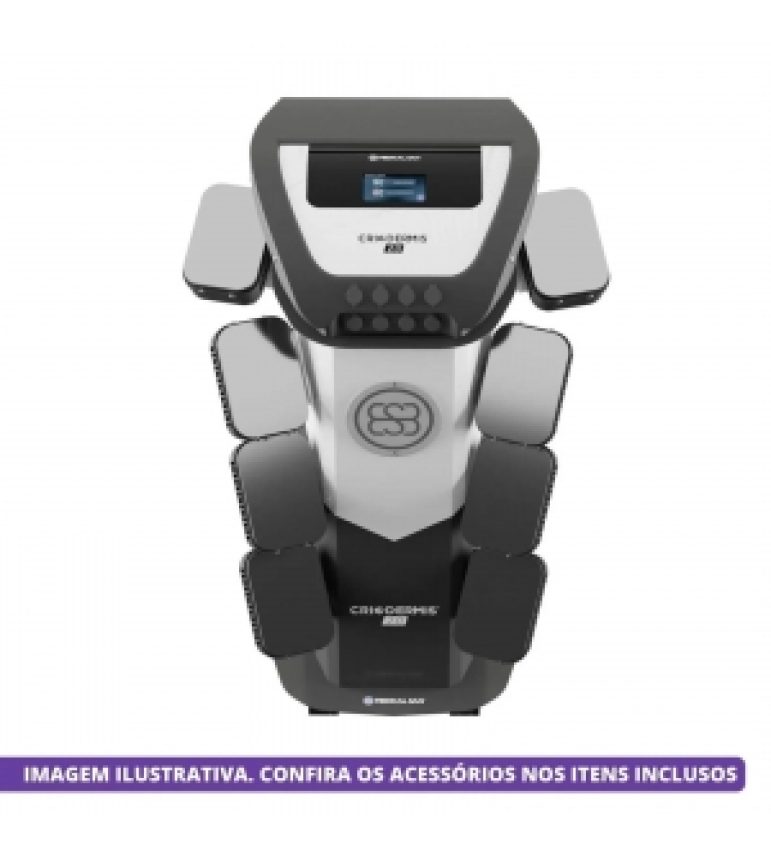 Criodermis 2.0 Aparelho de Criolipólise de Placas Medical San - Kit com 02 Aplicadores G